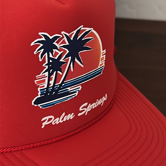 Cabo caps Palm Springs Trucker hat unisex snap back - Picture 5 of 5